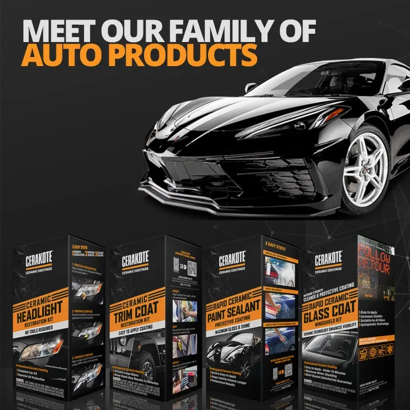Gama de productos Cerakote para el automóvil y el hogar