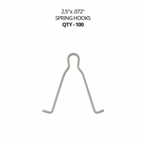 CERAKOTE® 2.5 x .072 Spring Hook- 100 pcs pack SE-525
