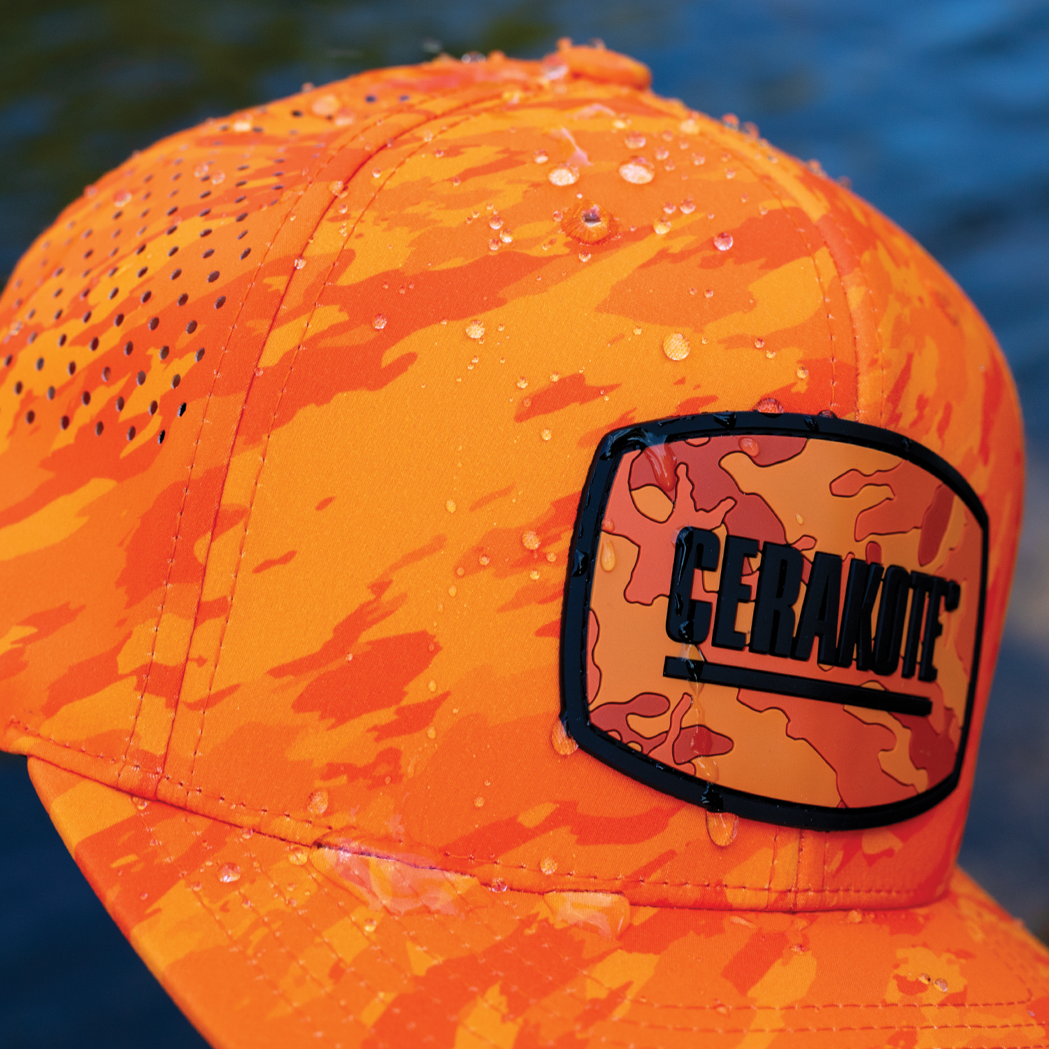 Cerakote Blaze Orange Camo Hat - Image 4